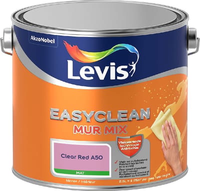 Levis - Easyclean Mur Mat Mix - Clear Red A50 - Mengverf - 2,5 L