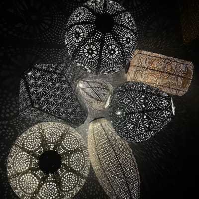 35 x Solar buiten Lampion met motief - Pakket