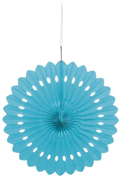 Haza Original Waaier Powder Blue Solid 40 Cm Papier Blauw