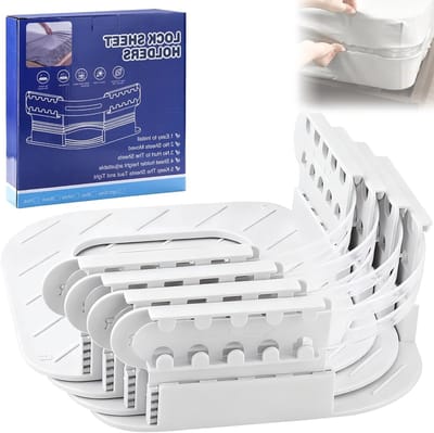 Fitted sheet met sluitstrips voor een perfecte pasvorm, ademend en duurzaam materiaal, geschikt voor elk bed