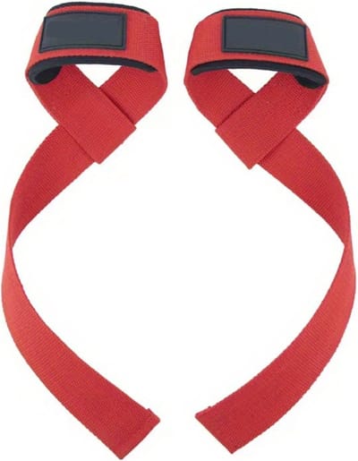 Bovista Wrist Wraps - Lifting Straps - Crossfit Grips - Polsband - Krachttraining - Fitness - Deadlift - Rood