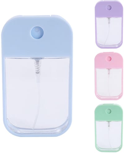 ZEYNOMAX- Parfumatomizer 4 Stuks 45ml - Navulbaar Parfumflesje - Leeg Parfumflesje - Antislip Sprayfles - Duurzaam PETG Materiaal - Voor Reizen - Parfumfles