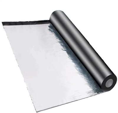 Bitumen Reparatie Tape - Aluminiumfolie Tape - Dak Lekkages Dichten - Zelfklevend Waterdicht - 0.5x1 Meter - Zilver