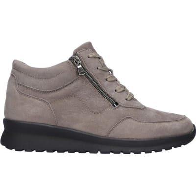 Waldläufer grijze leren veterboots