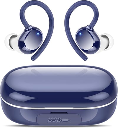 Draadloze Oordopjes - Sport Hoofdtelefoon - Fitness Muziek - 128 Uur Speeltijd - Compact Oplaadcase