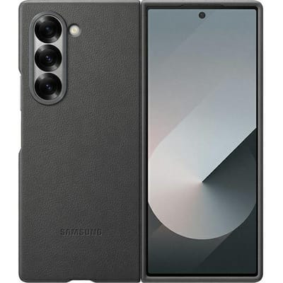 Samsung Galaxy Z Fold6 Vegan Leren Hoesje - Kindsuit case - Grijs