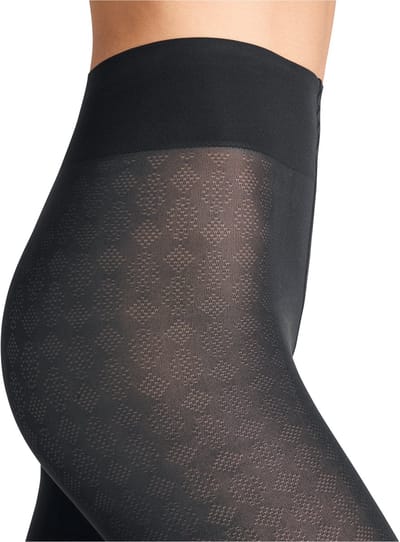 FALKE Dovetail eenkleurig materiaal half ondoorzichtig 50 DEN panty dames zwart - maat S