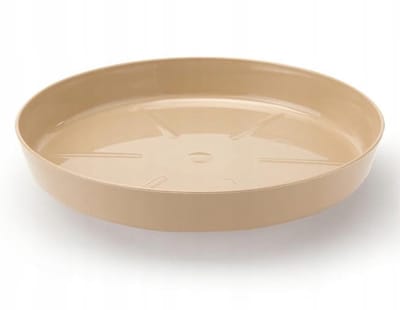 Lamela Magnolia Serie - Decoratieve Schaal - 14,5x2,1 cm - Cappuccino - Kunststof