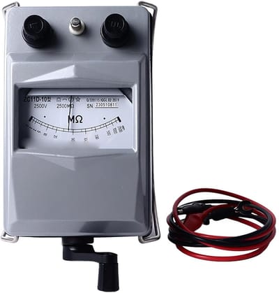 Draagbare Megohmmeter Isolatietester tot 2500V met Aluminium Behuizing
