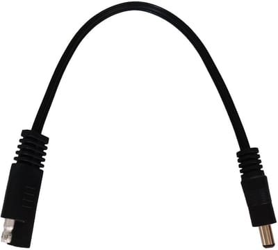 SAE naar DC 5.5x2.1mm Adapterkabel 25cm - 18AWG Verlengsnoer voor Zonnepanelen en LED Verlichting