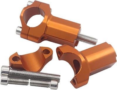 Fietsstuurverhoger - Stuurverhoging Motor - Comfortabel Rijden - Aluminiumlegering Constructie - 28 mm Sturen - Oranje