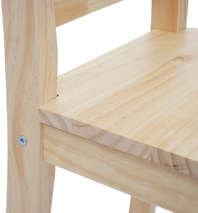 Eetkamerset MCW-F77, zitgroep eetkamerset, massief houten landhuis 110cm ~ grenen geglazuurd