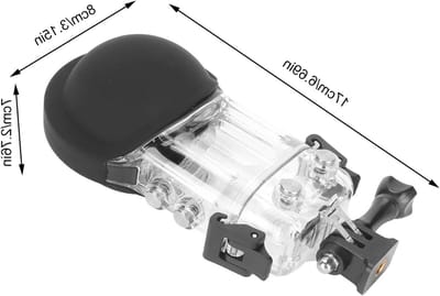 Onderwaterbehuizing voor actiecamera's, Duikbescherming tot 50M/164 Ft met accessoires, IPX8 waterdichte camera case