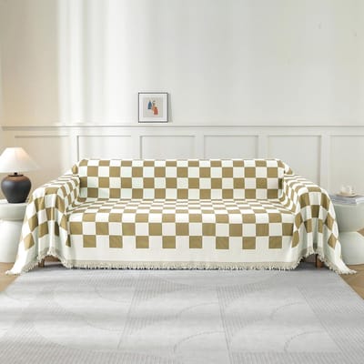 Hoes Bank Stretchbar Jacquard Patroon 1 2 3 4 Zitsbank