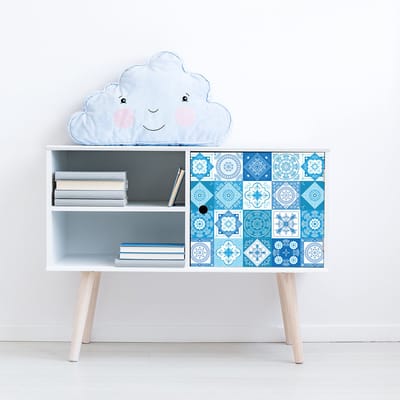 Meubeldecoratiestickers - Zelfklevende stickers voor keuken en woonkamer - 24 JENI meubeltegelstickers - 24 stickers 10x10cm