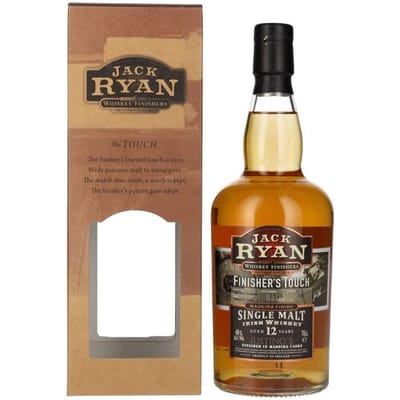 Jack Ryan whisky Jack Ryan 12 Years Old FINISHER'S TOUCH Single Malt Irish Whiskey Madeira Finish 46% Vol. 0,7l in geschenkverpakking
