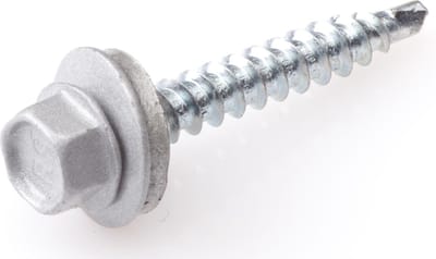 Dak & Gevel - Profielplaatschroef - 4,9 x 35mm - Verzinkt - Voldraad - Antraciet (50 stuks)