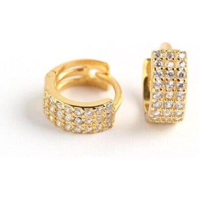 925 Sterling Zilveren Creolen Voor Europese Vrouwen Mannen Kleine Ronde Cz Oorbellen Sieraden Geschenken