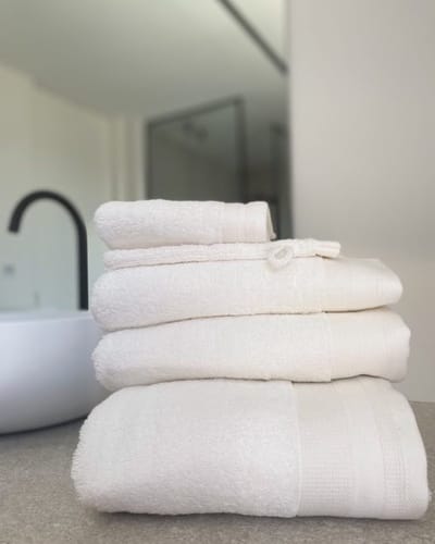 De Wite Lietaer excellence gastendoekje vanilla white 40/60