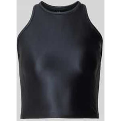 Korte tanktop met ronde hals