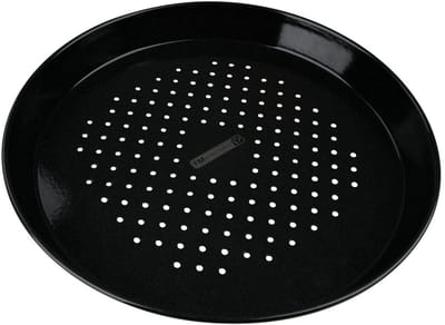 Perforatie ronde pizzaplaat oven en barbecue 32 cm FM Professional Barbecue