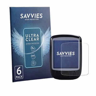 Savvies - Screenprotector voor Fravsiu Bike Computer - Folie Beschermfolie transparant 6 Stuks
