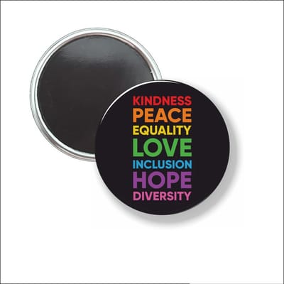 Button Met Magneet 58 MM - Kindness - NIET VOOR KLEDING