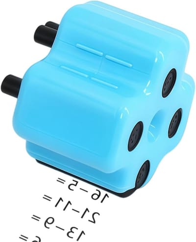Wiskunde Roller Stempel - Educatieve Stempel - Rekenen Leren - 4 in 1 Functies