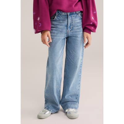 WE Fashion 5-pocket High Waist Light Blue Taglia: 164 | Jeans Outlet | kids | Blu