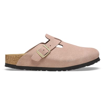 Suède klompen Birkenstock Boston