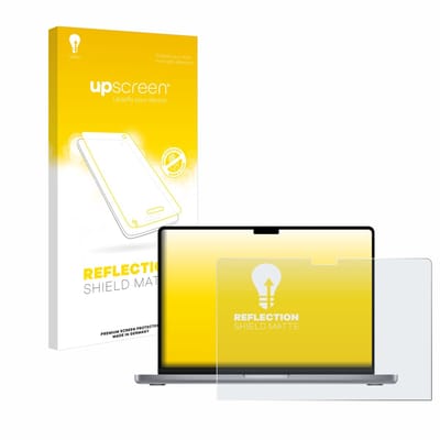 upscreen - Screenprotector voor Apple MacBook Pro 14" 2021 - Folie Beschermfolie anti glare matte