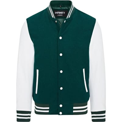 Letterman honkbalwollen leren Varsity-bomberjack - Genua