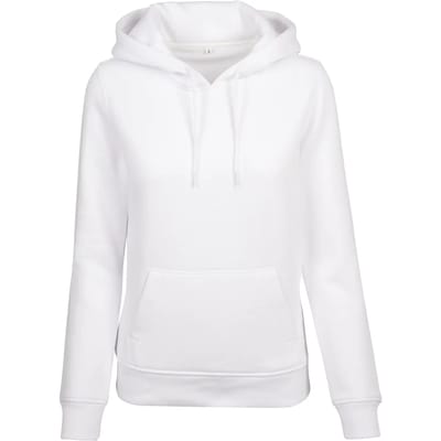 Build Your Brand - Heavy Dames Hoodie - White maat 3XL
