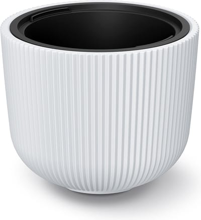 Bloempot Rond Milly L 40cm WIT Prosperplast