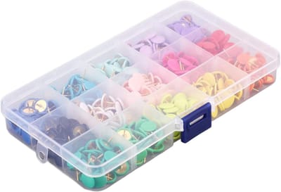 Punaises Set - Kopspijkers - Borden Decoreren - Veilig Ontwerp - 15 Kleuren - Multicolor