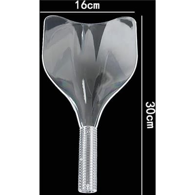 Salon de coiffure Transparent Laque Protecteur de visage Déflecteur Salon de barbier Haute définition Déflecteur facial Outil de coupe de cheveux gray