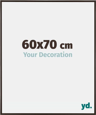 Your Decoration - Fotolijst 60x70 cm - Kunststof - Antraciet - Evry