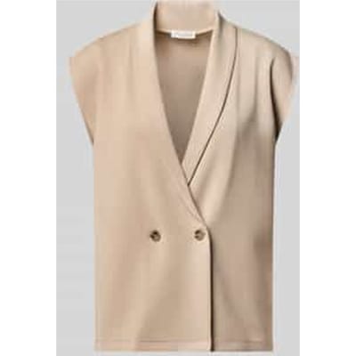 Bodywarmer met sjaalkraag