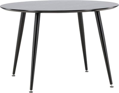 Svea - Zuko ronde eettafel - ø115 cm - zwart
