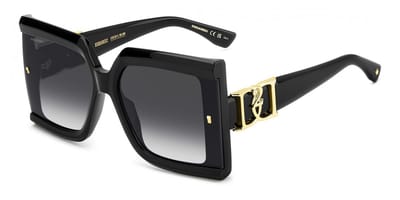 Dsquared2 D2 0185/G/S Black 64/17/145 WOMAN Zonnebrillen