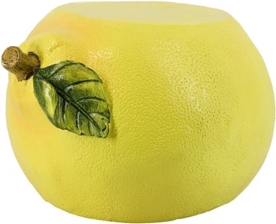 HomeBound by KY | Bijzettafeltje/kruk citroen | 45x32x26cm | bijzettafel fruit