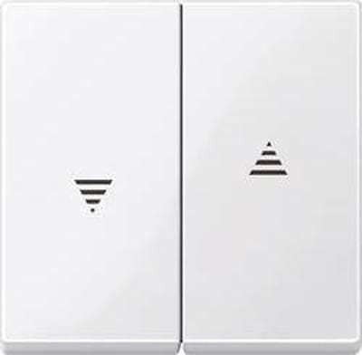 Merten 432419 Jaloezie-schakelaar Afdekking System M, 1-M, M-Smart, M-Plan, M-Creativ Polair-wit (glanzend) 1 stuk(s)