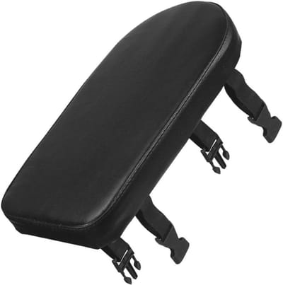 Fiets Achterzitje - Comfortabel Kussen - Comfortabel Fietsen - Waterafstotend Kunstleer - 30 x 15 cm - Zwart