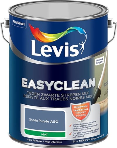 Levis - Easyclean Tegen Zwarte Strepen Mix - Shady Purple A50 - Mengverf - 5 L