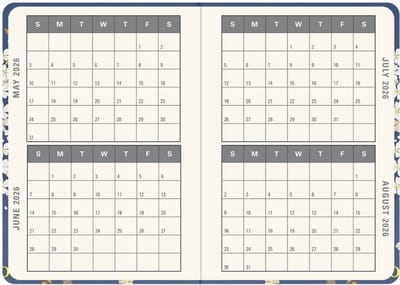 Falling Blossoms compacte agenda 16-mnds - 2026
