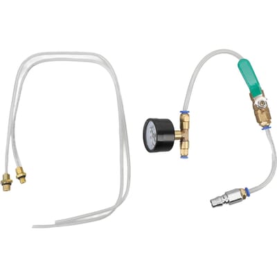 Outil de Test d'Amortisseur Pneumatique Automobile Métal Testeur de Fuite de Suspension Pneumatique Kit Jauge d'Inspection de Fuite Remplacement pour white