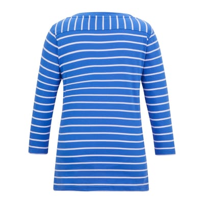 Regatta Dames/Dames Baylette II Gestreept T-shirt (Sonisch blauw/wit)