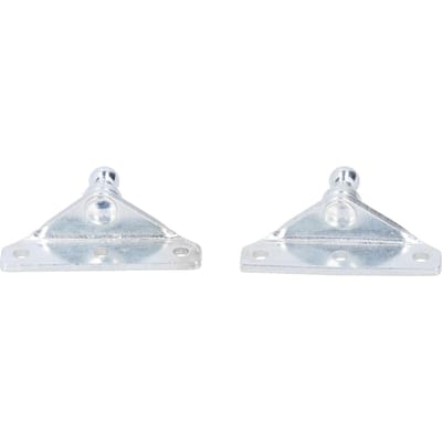 2 pièces Supports à rotule 10mm pour Ressort à gaz Amortisseur Pack M10 Accessoire Automobile white
