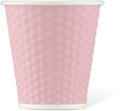 Les Artistes Paris Beker porselein 180ml - met siliconen grip honingraat - Pink Pastel - LP-A1121