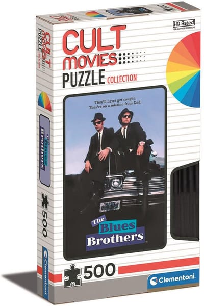Clementoni - Puzzel - 500 Stukjes - Cult Movies - Blues Brothers - Puzzel Voor Volwassenen